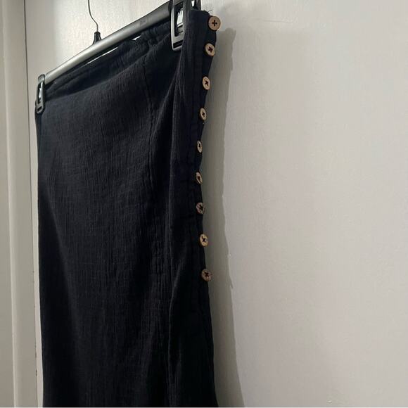 Free People Black Made Me Blush Midi Size Large - Picture 9 of 15